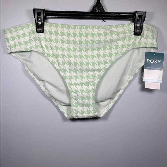 ROXY Women’s Check It Hipster Bikini Bottoms Green Size 2XL NWT - Picture 1 of 6